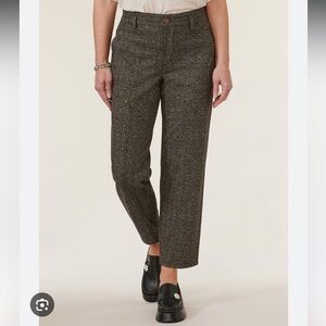 Democracy Brown Tweed Trousers